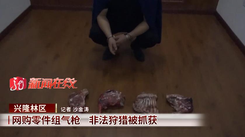 男子网购配件被抓,男子买零件自己装枪支被抓