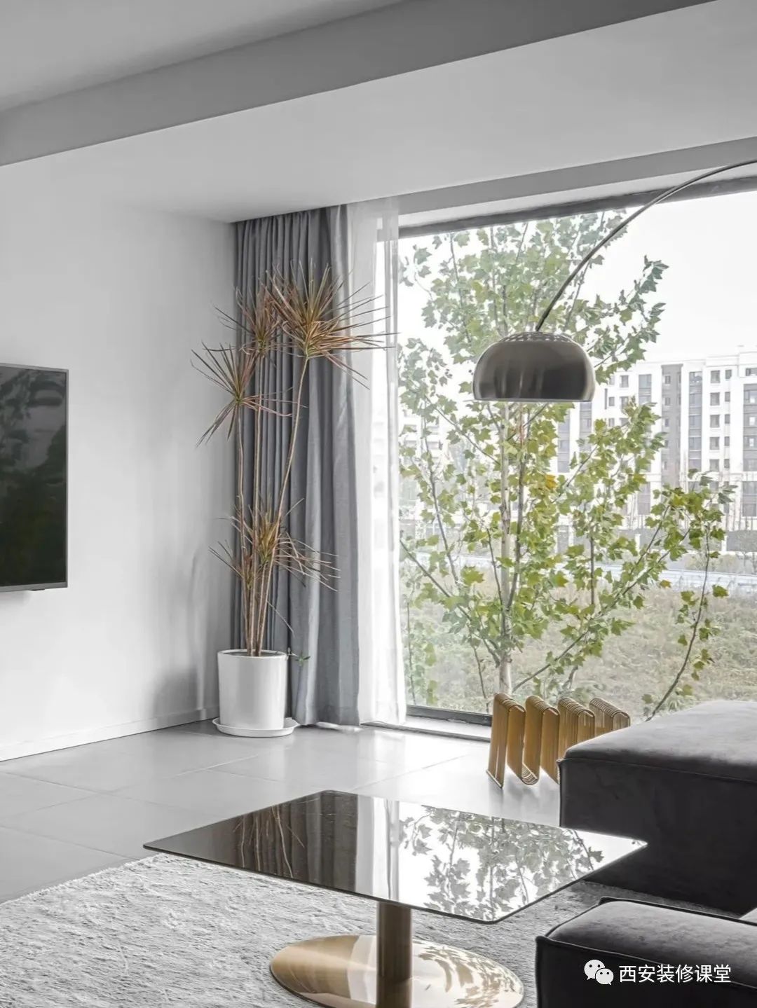 室内绿植软装搭配案例怎么摆,绿植与轻奢结合的软装搭配