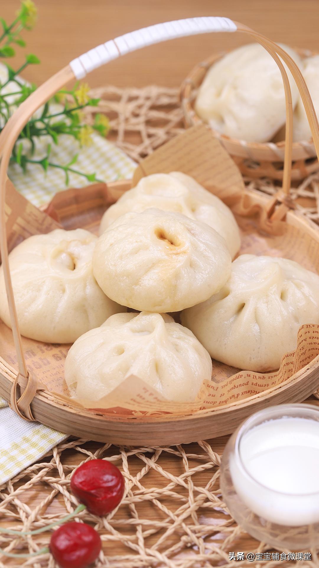 11个月宝宝小笼包做法,宝宝面包肉包子做法
