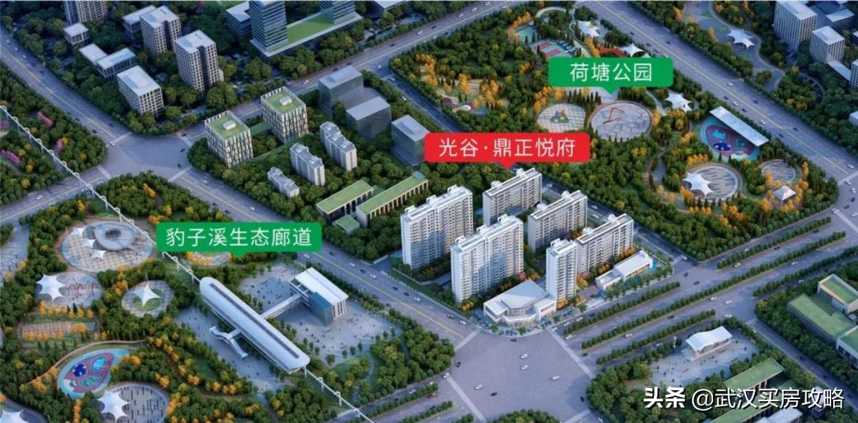 光谷东地王图,光谷地王一览表