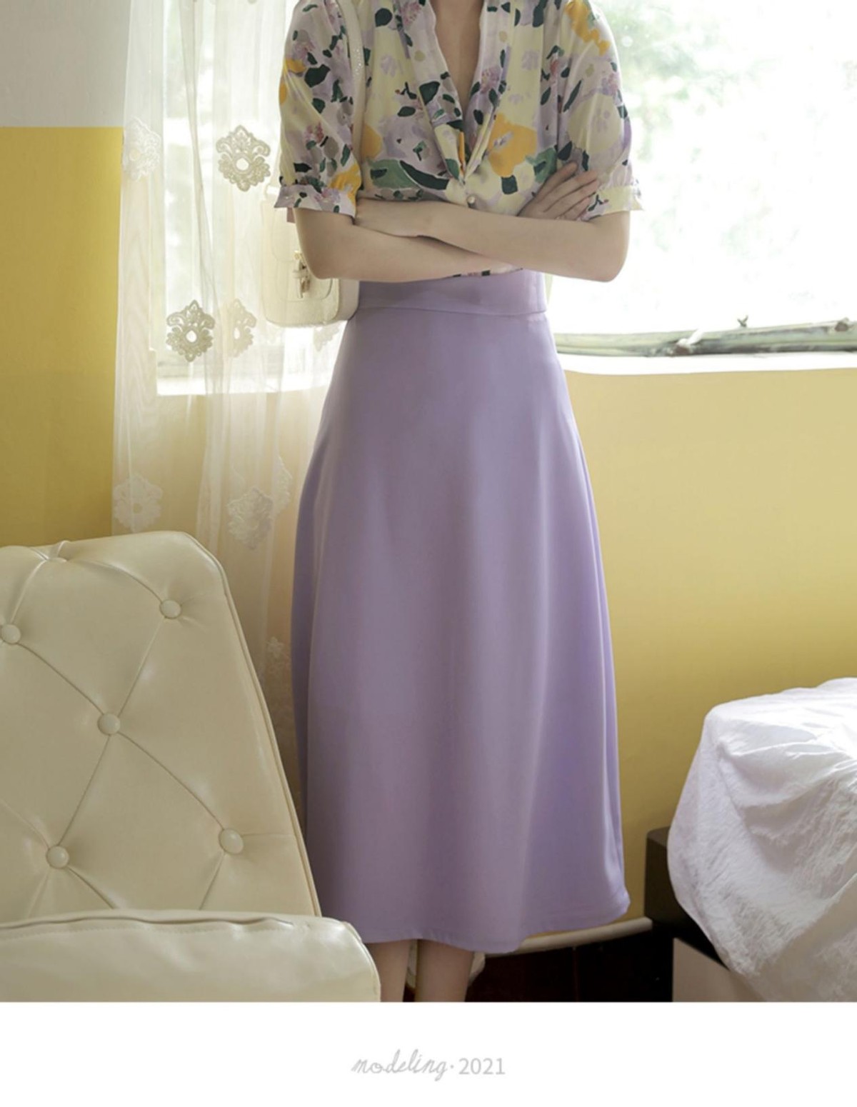 碎花衬衫怎样穿出高级感,春天衬衫风格穿法优雅高级时髦