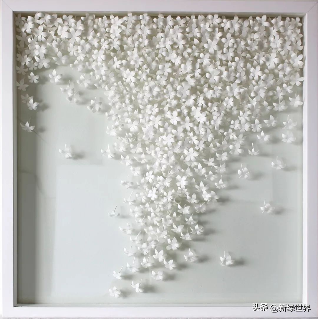 纸艺作品绘画,千变万化的纸艺术作品