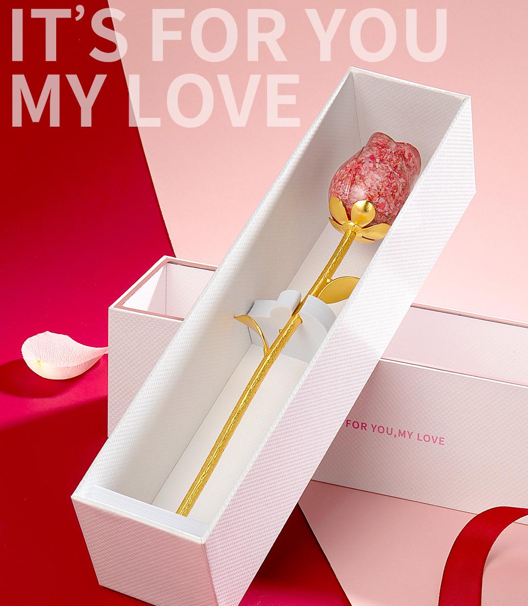 情人节送她一朵小红花,情人节送一朵花给女儿