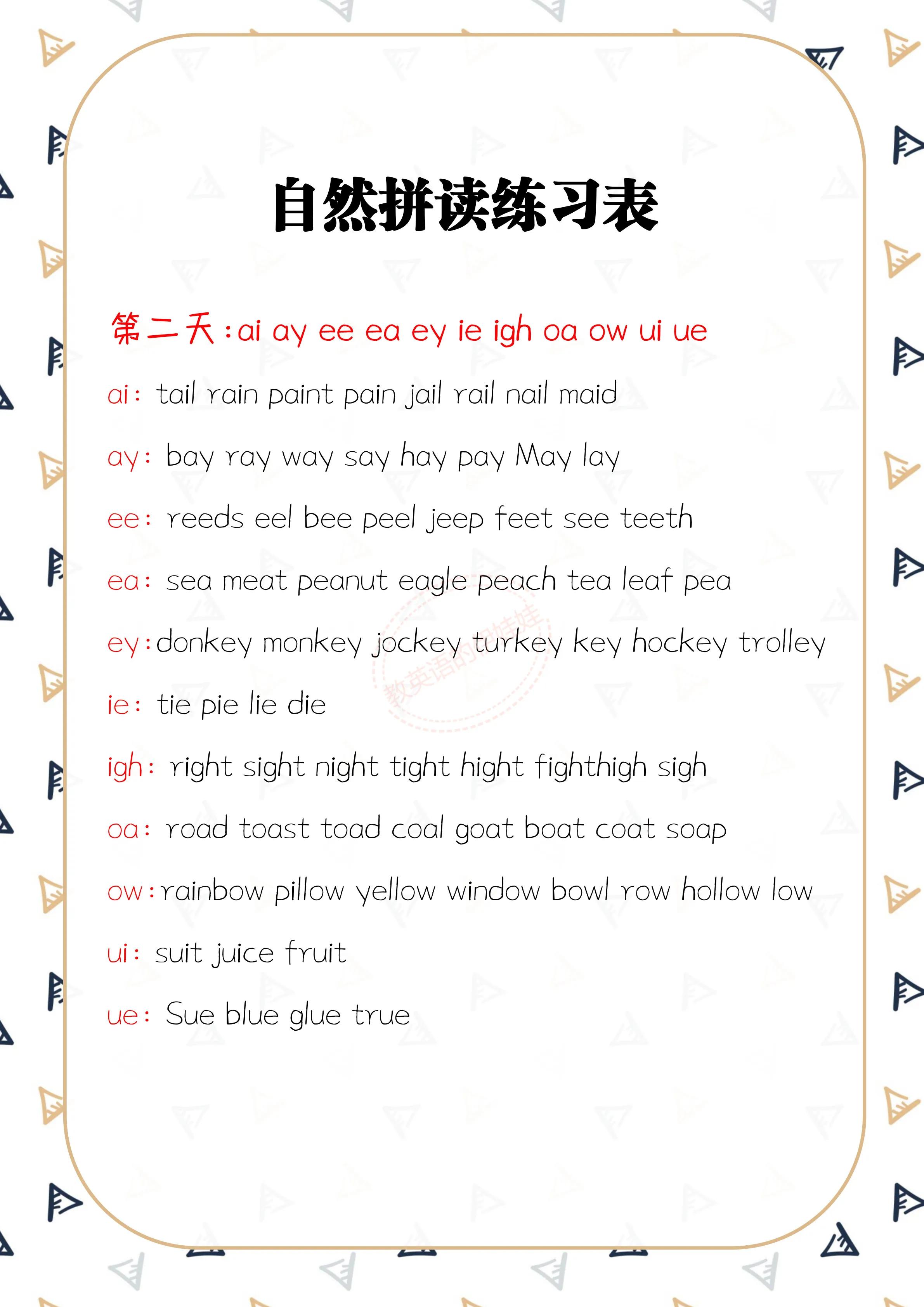 自然拼读训练每天必练小程序,自然拼读练习一日一练