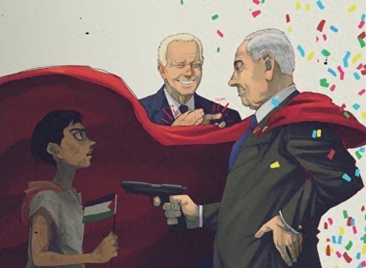 拜登谈加沙医院遭袭事件,以色列进入加沙伤亡情况