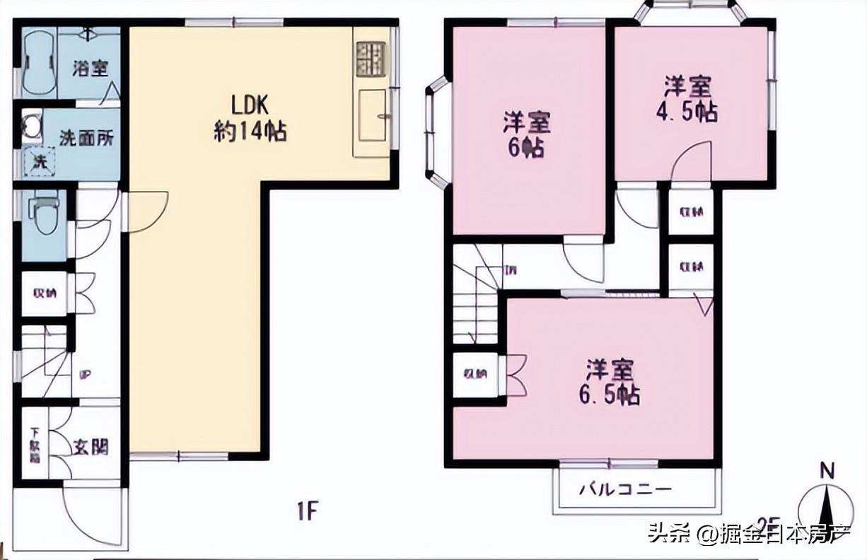 日本横滨市109万3LDK一户建，永久土地155㎡，电车直达横滨品川！