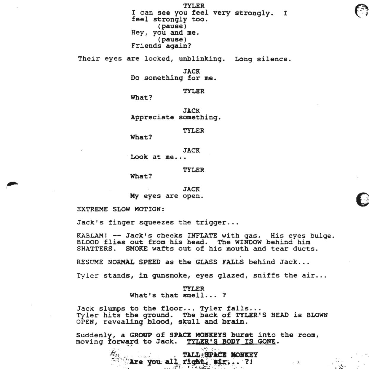 搏击俱乐部原版结局是什么,搏击俱乐部结尾深度解析