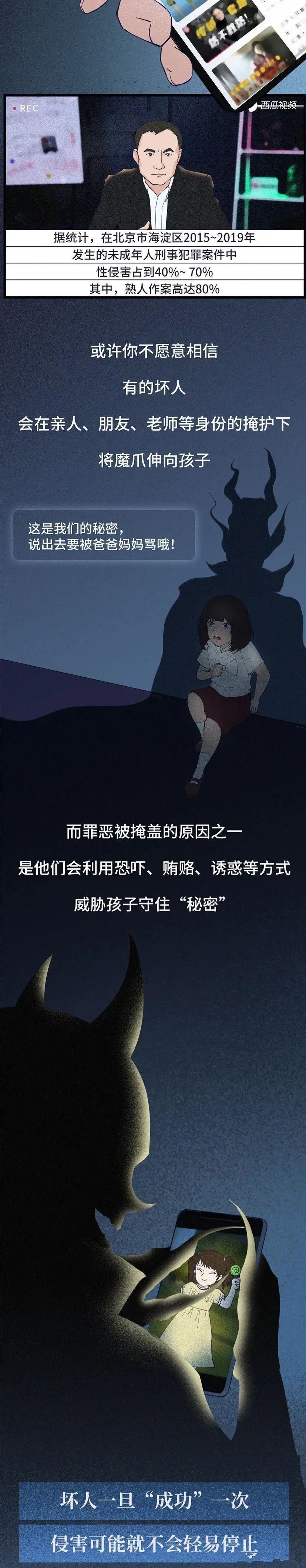 一个女孩的自述：被叔叔侵犯了十年之久，父母还不知道！（漫画）