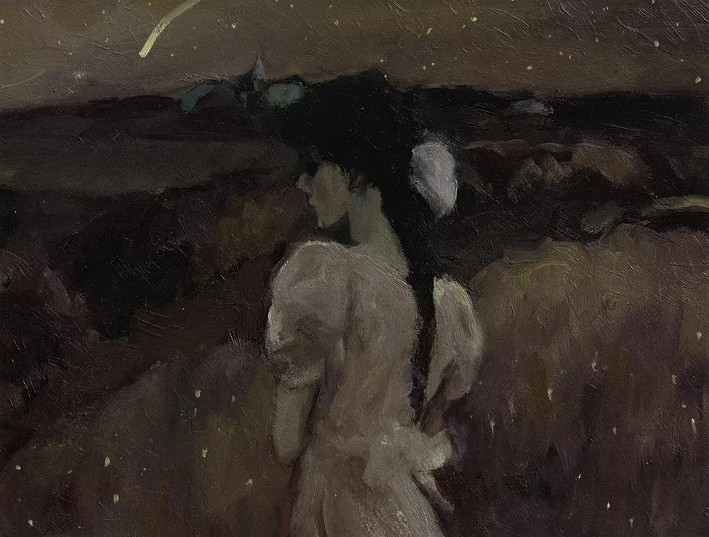 罗中立何多苓油画欣赏,何多苓人物油画教学视频