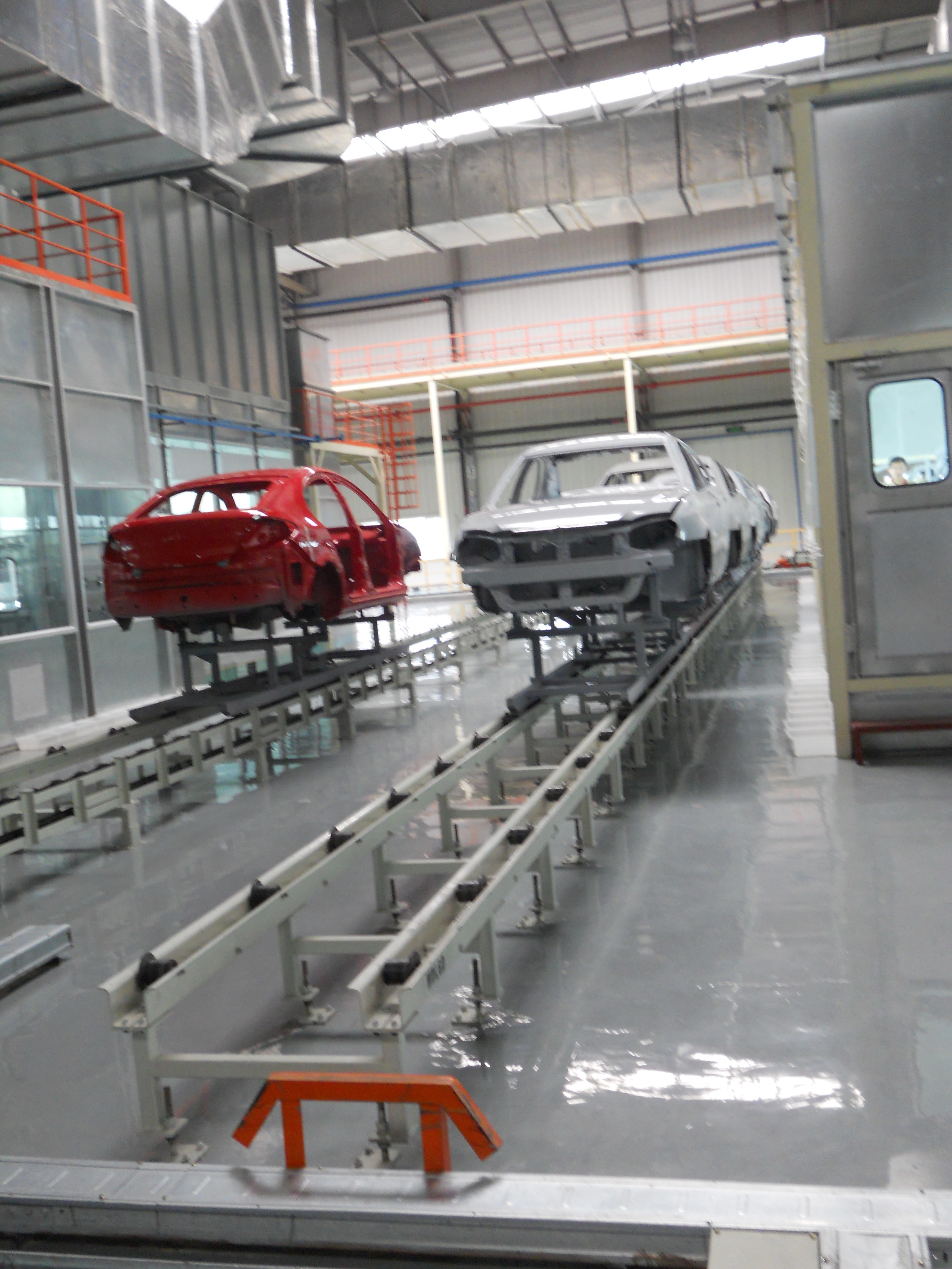 汽车生产地面输送线,汽车生产链式输送系统