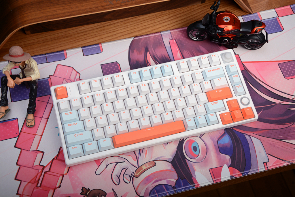 你见过带摇杆的键盘么，HELLOGANSSHS75T三模机械键盘开箱