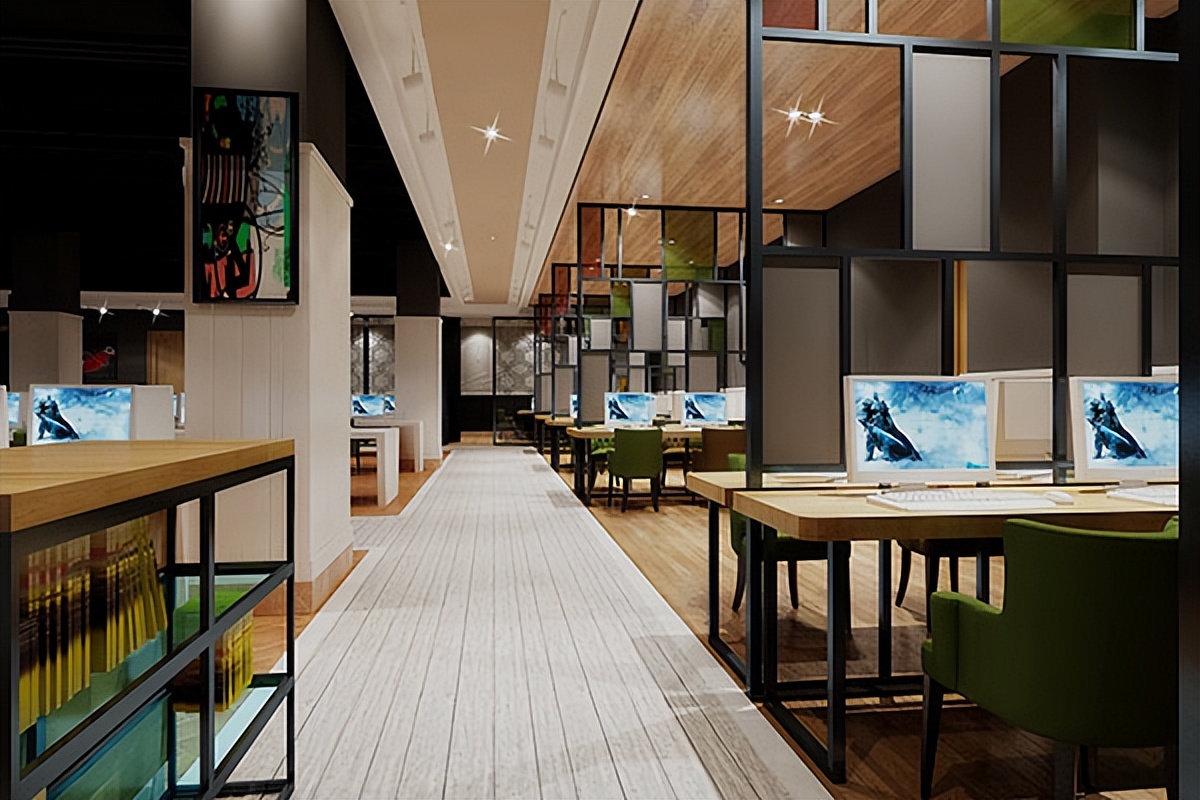 科技网咖设计案例,网咖创意设计