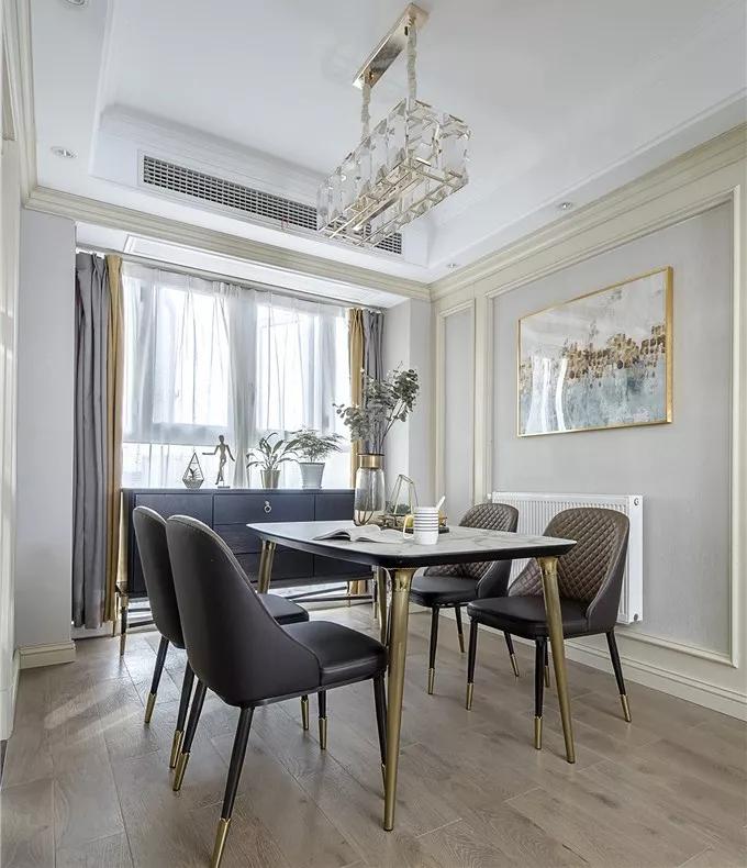 美式餐厅设计效果图小户型,美式简约风格餐厅设计效果图