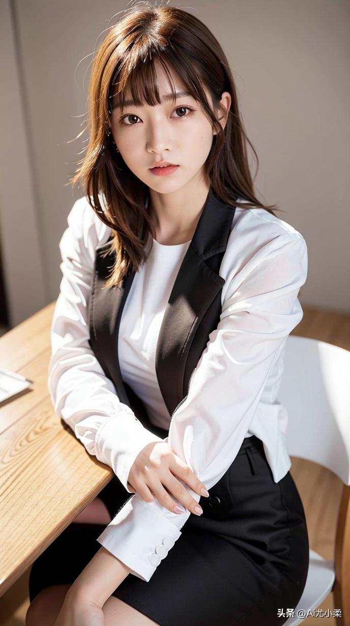 夏季壁纸高清美少女,职业装女性壁纸高清大图