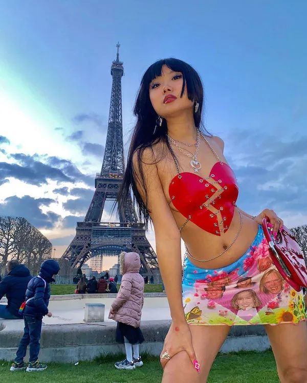 博主蝴蝶公主,蝴蝶公主紫色裙博主