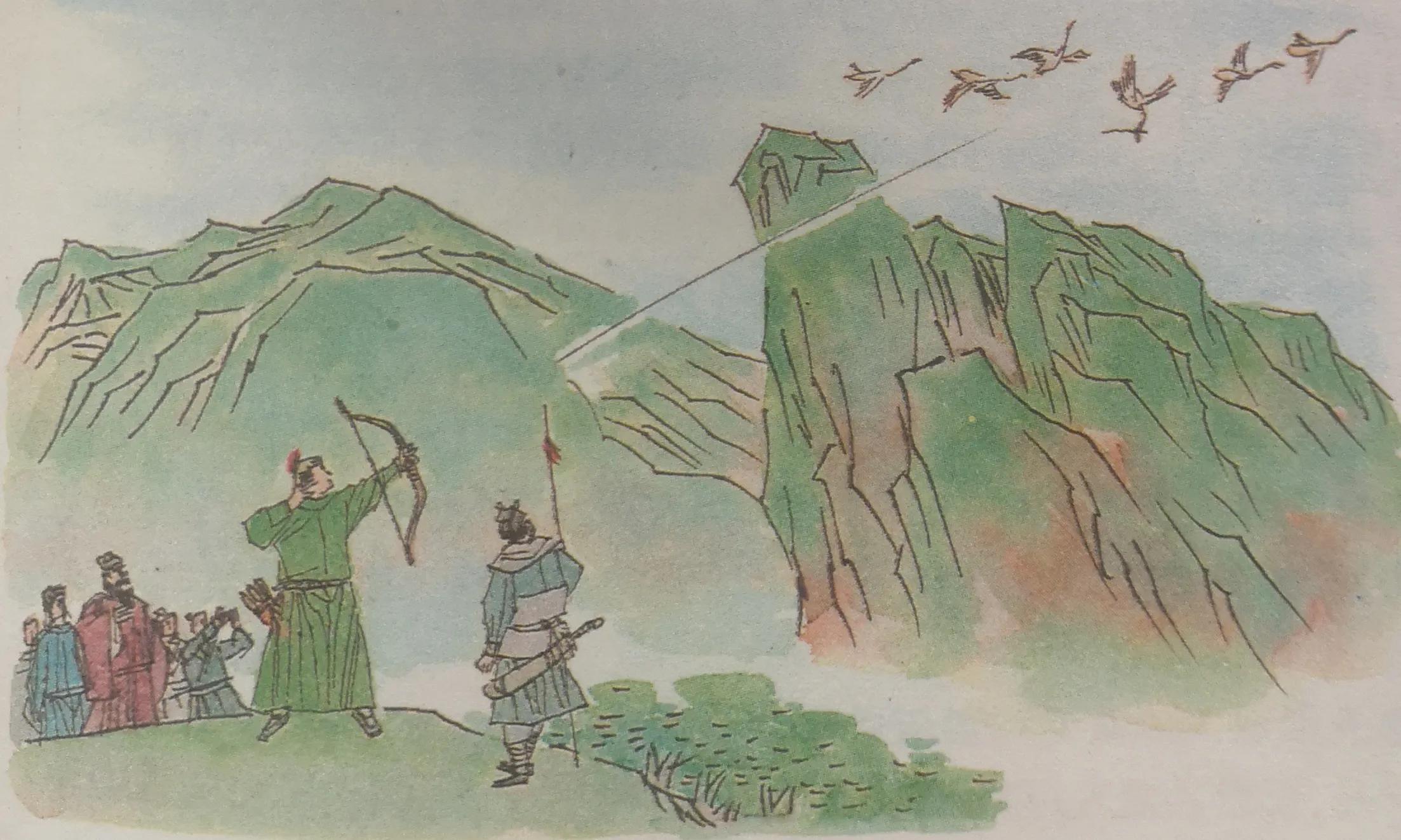 小李广花荣是水浒传里的人物吗,水浒传小李广花荣最后结局