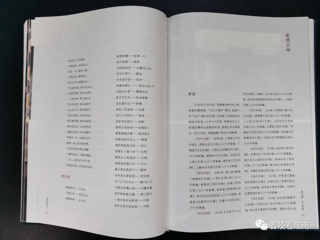 江苏名镇志《湖塘镇志》印的真美