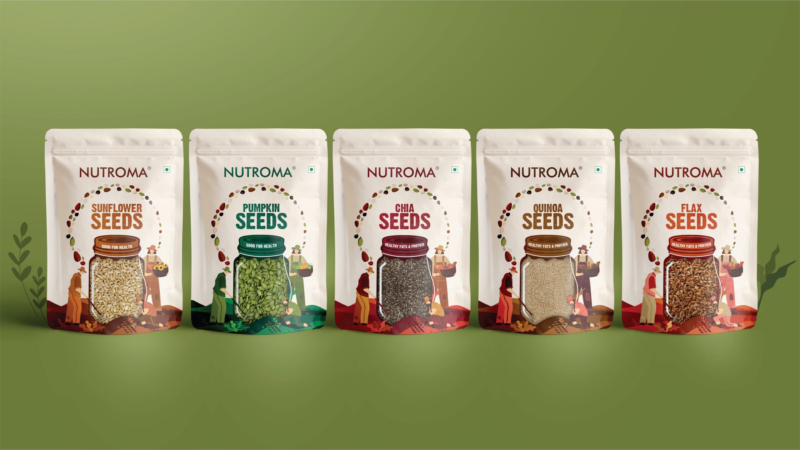 NUTROMA种子创意包装设计