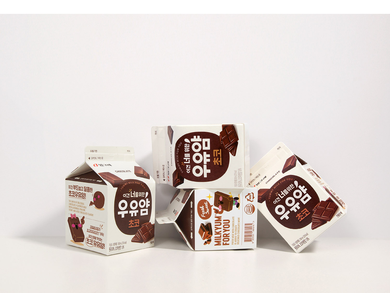 韩国香蕉牛奶包装设计,milkme牛奶包装