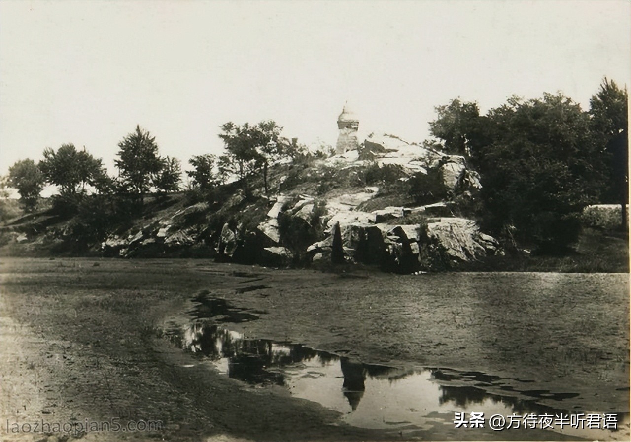 1935年大连老照片民国大连金福线沿途风光旧影