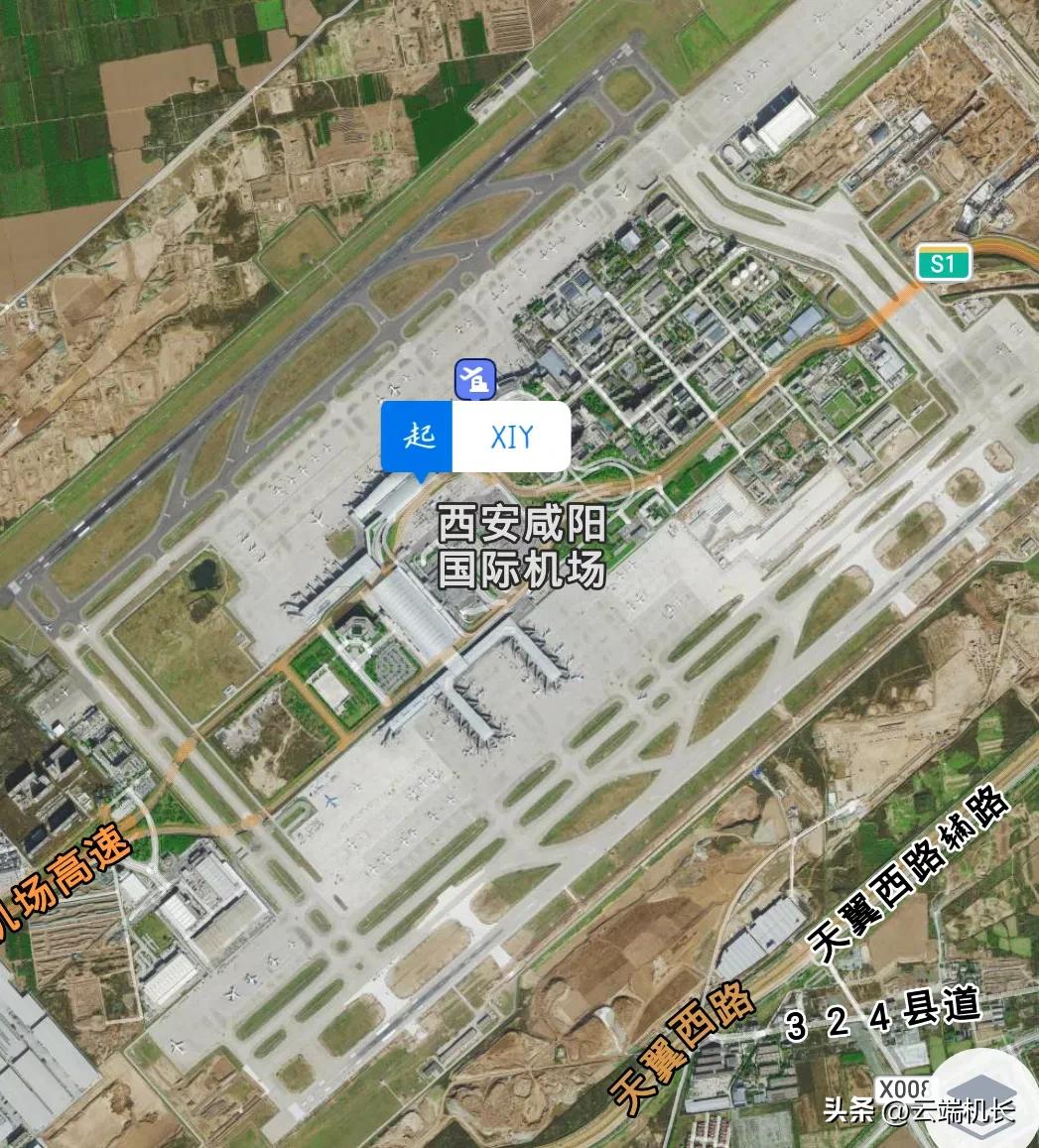 国内最短直飞航线之一西安直飞郑州