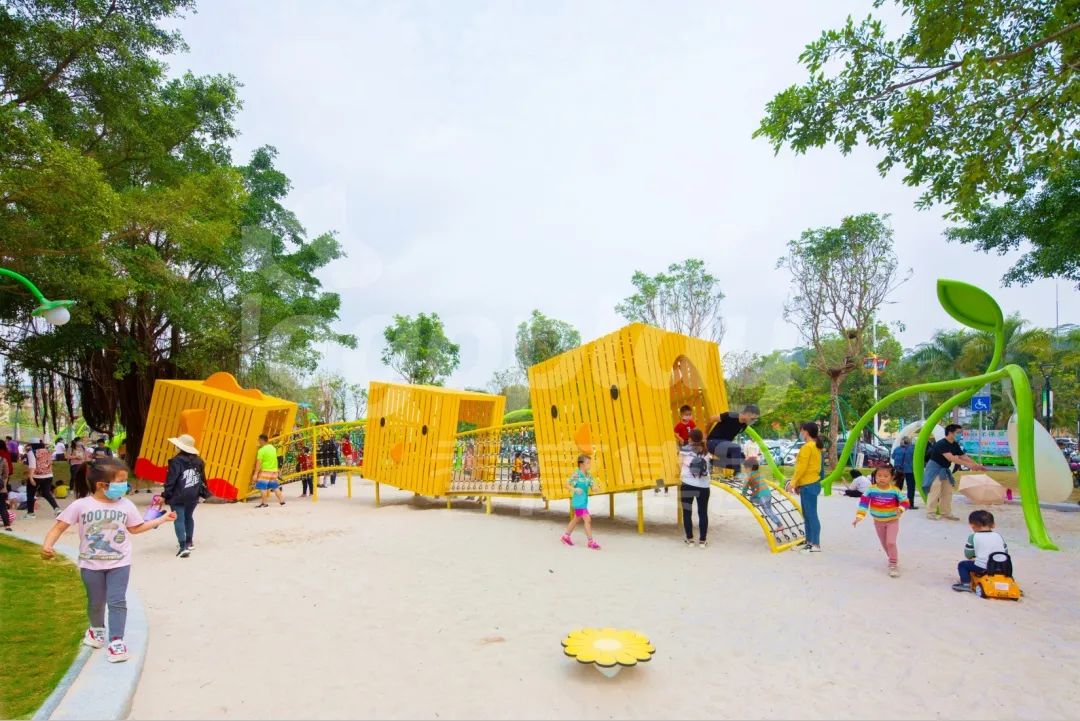 【江门市儿童公园】来啊，一起去寻沙游梦乐园上天入地吧！