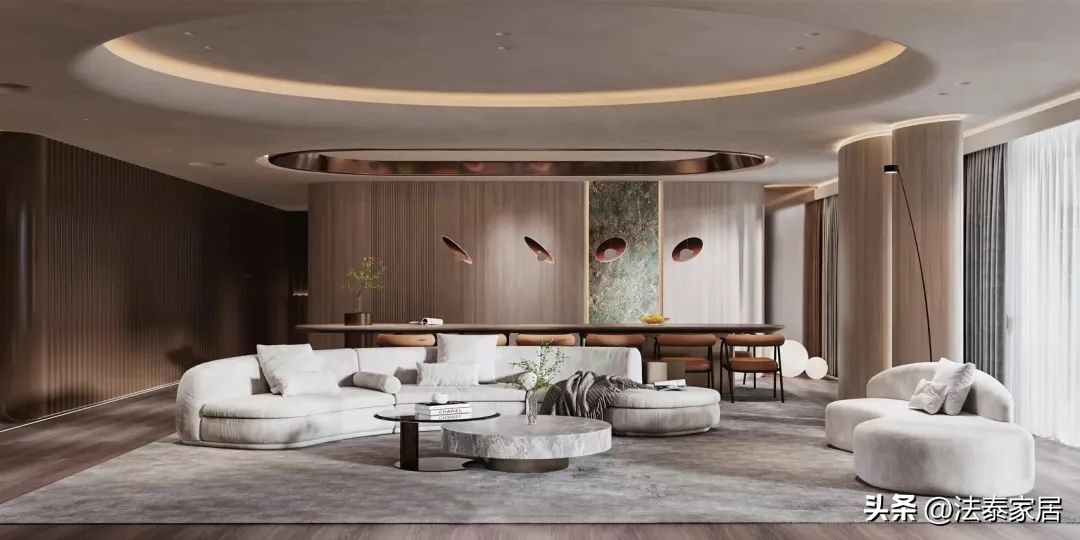 客厅墙柜与展示柜一体化,门墙柜一体化解决方案