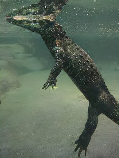 凶猛的鳄鱼居然这么可爱,又可爱又凶猛的鳄鱼