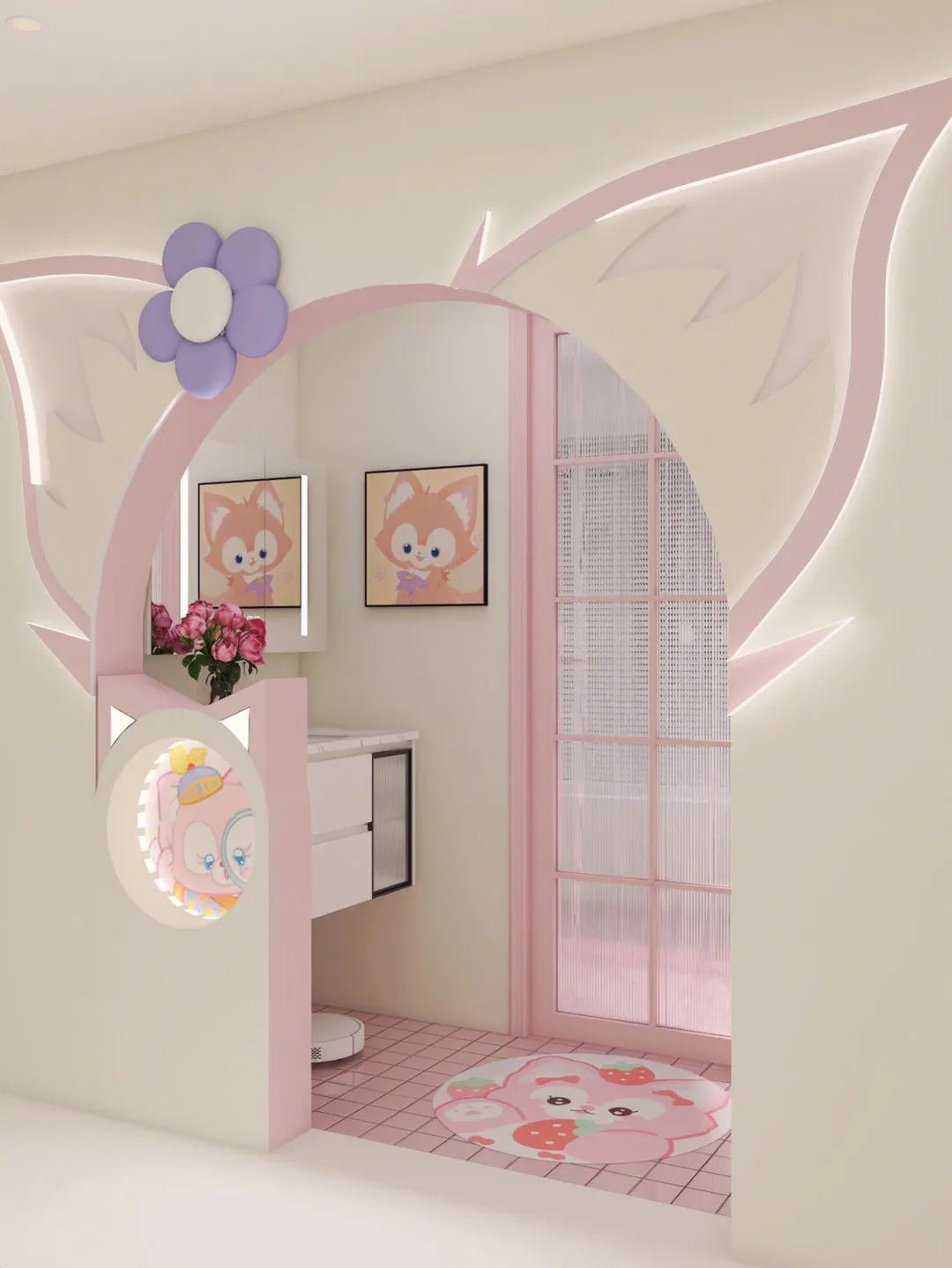 卫生间3色效果图,30款卫生间干区效果图