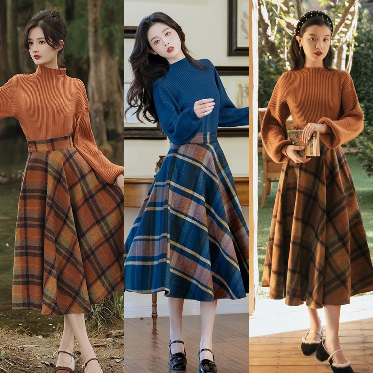 赫本的长裙100个经典穿搭,赫本长裙穿搭