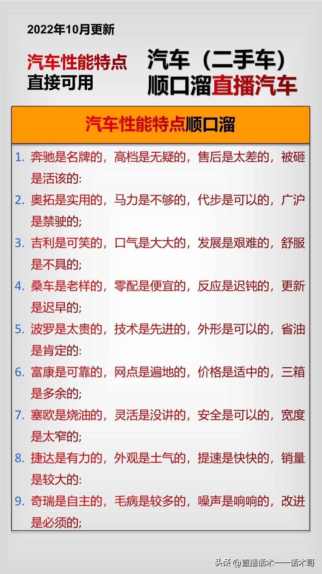 二手车车知识直播,二手汽车讲解直播