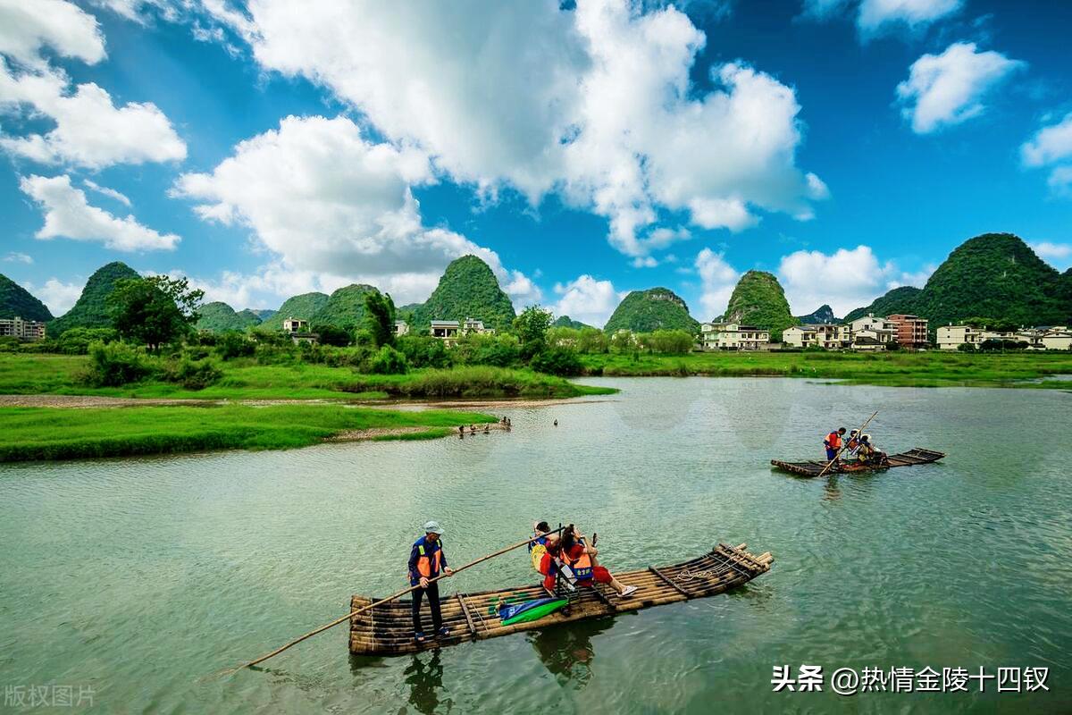 桂林遇龙河一日游最佳攻略,遇龙河竹筏3人漂流攻略