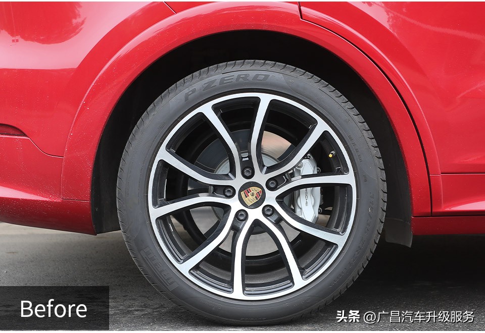 保时捷卡宴2023胭脂红颜色,保时捷卡宴老款升级黑红