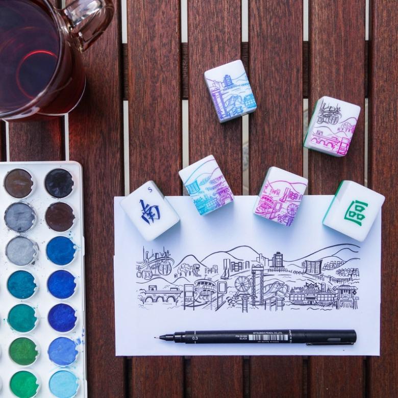 重新设计麻将图案,家庭麻将房设计