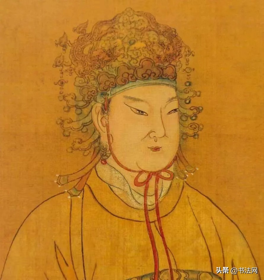 女皇武则天书法真实图片,武则天最具代表的书法作品