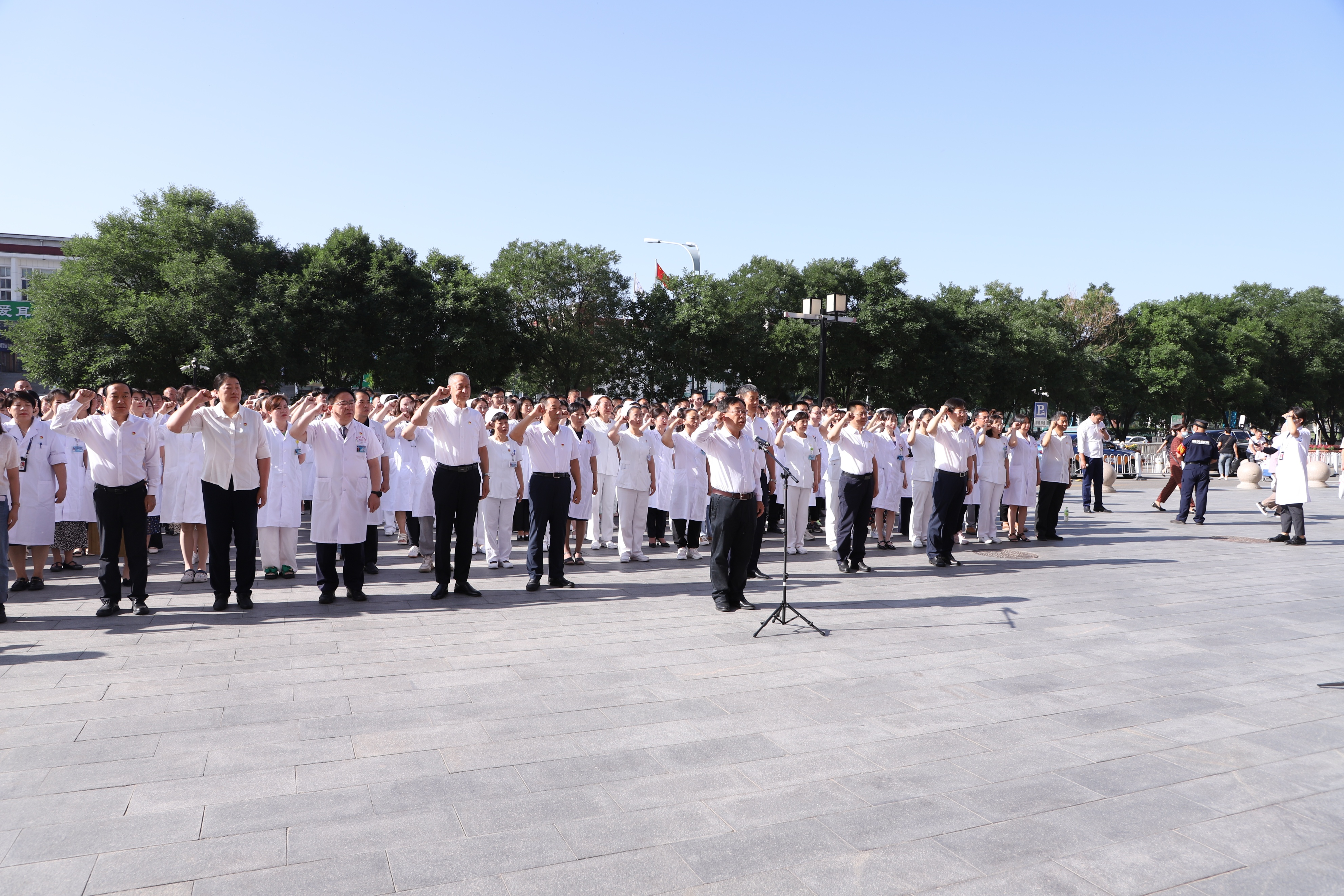 庆祝党成立100周年义诊,医院庆祝建党100周年义诊