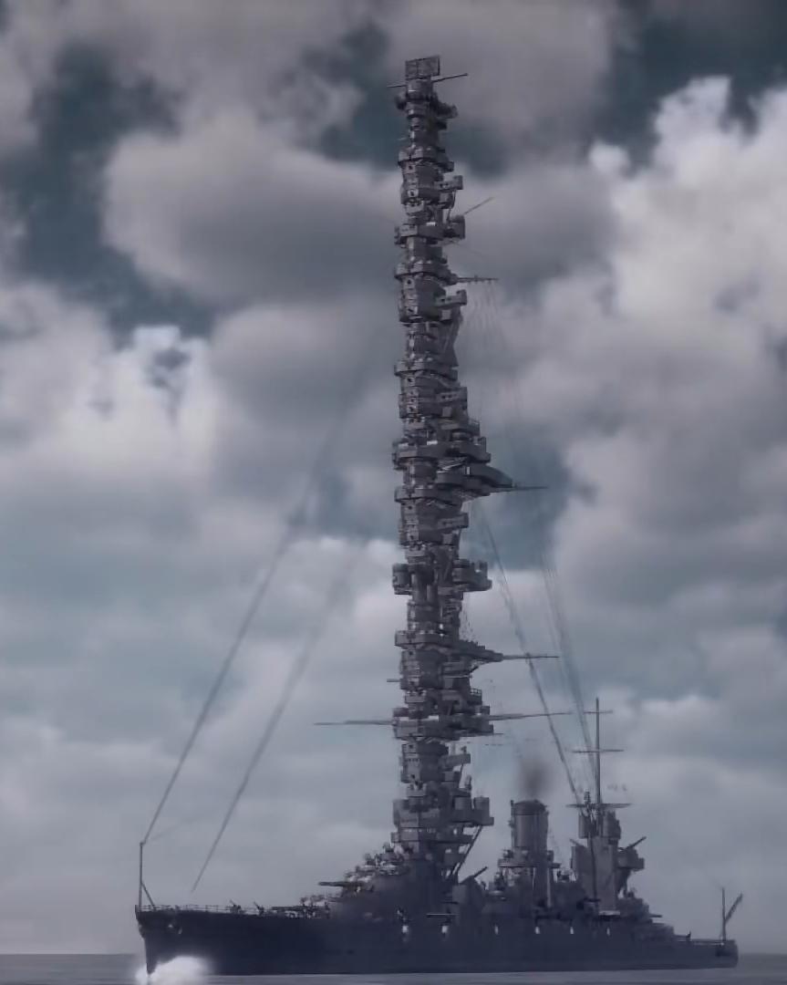 扶桑号战列舰违章建筑,日本军舰为什么叫违章建筑