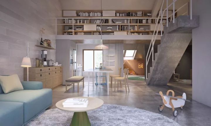 150平的家,给孩子塞下一个运动场