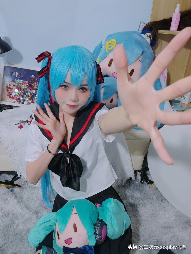 适合和姐妹cos的角色初音,可爱的初音cos