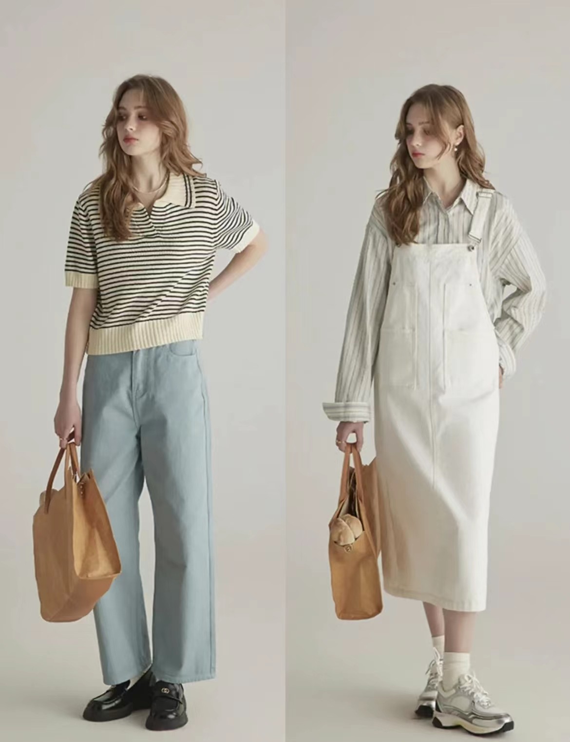 春天想要穿的个性时髦，学会“清冷风格”穿搭，干净简约高级