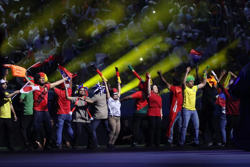 假装自己在世界杯图片,世界杯假装自己是球迷