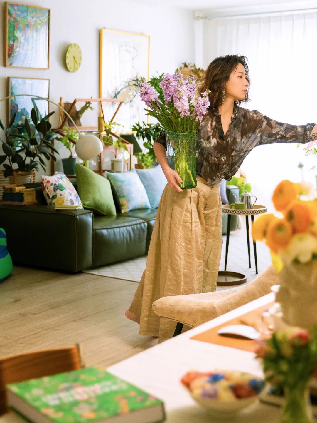 90后妈妈花3年时间,在北京打造室内“小森林”,满屋绿意