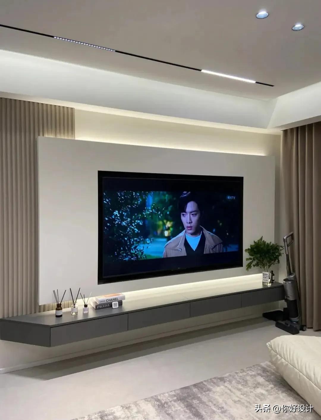 三十款电视背景墙设计,三十平大客厅电视背景墙