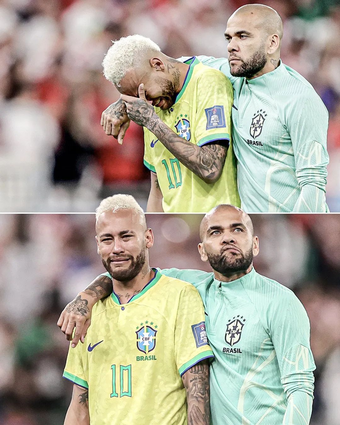 内马尔巴西进球哭了,内马尔为8-0致歉国足哪场比赛