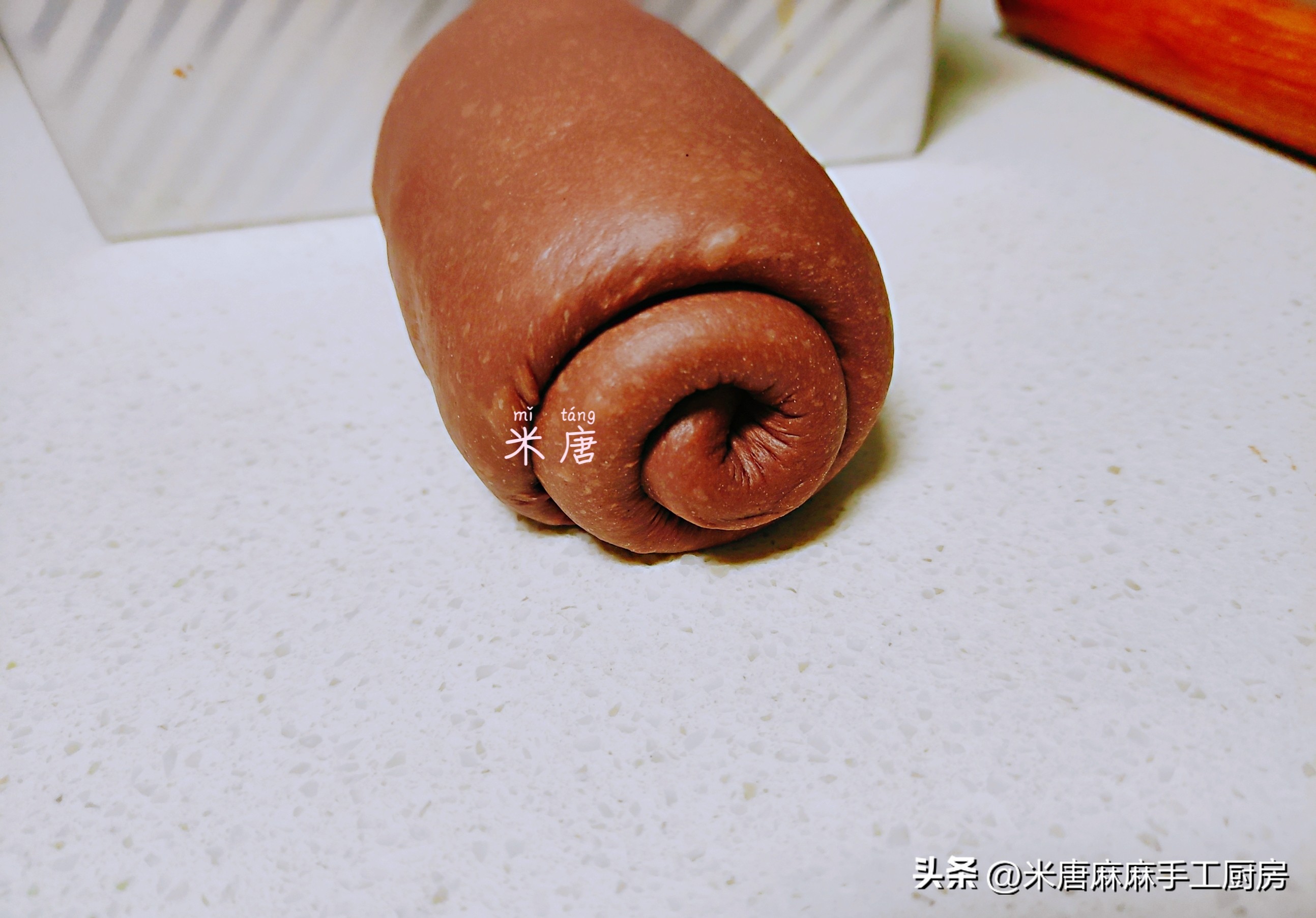 米唐麻麻玩转面团：#吐司日记#奥利奥乳酪吐司