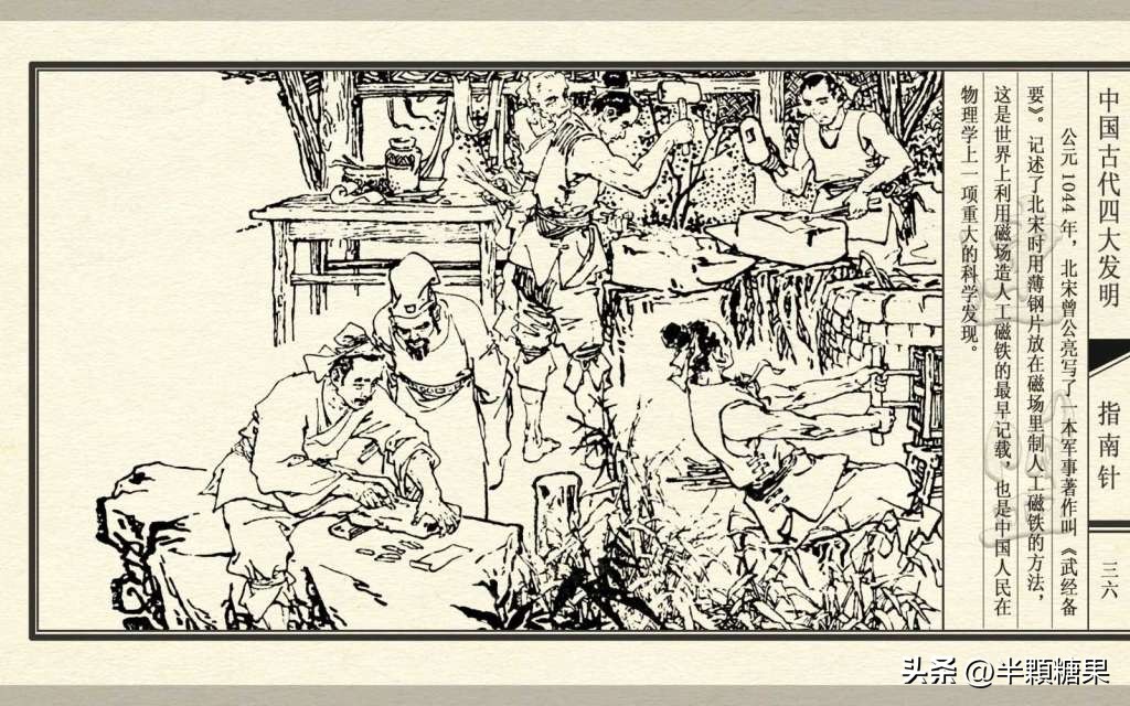 中国古代指南针简介,中国古代四大发明指南针选作
