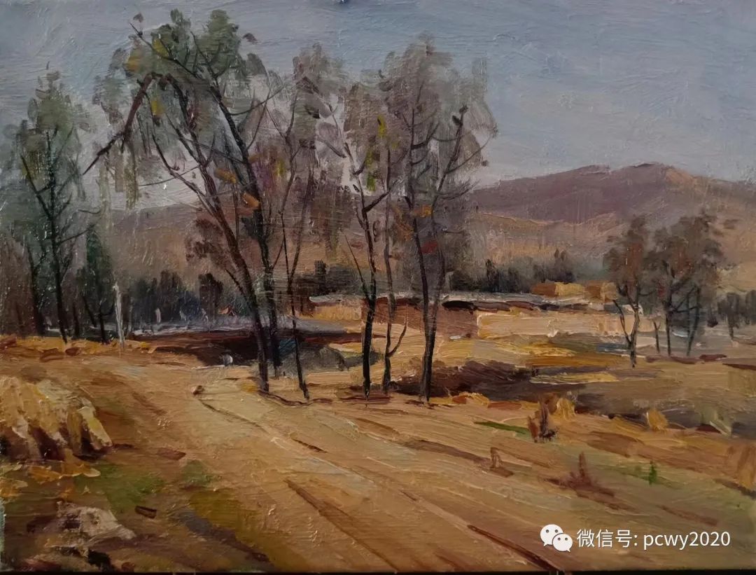 平川野麻滩岩画,东北专门画野草的画家