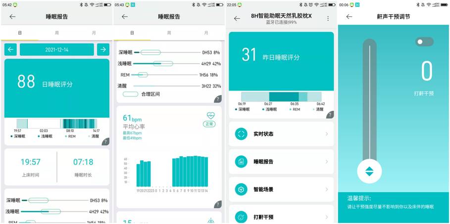 健康舒适，科学记录-8H智能助眠天然乳胶枕评测
