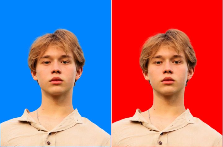 证件照换底色蓝底变白底,蓝底图片证件照底色