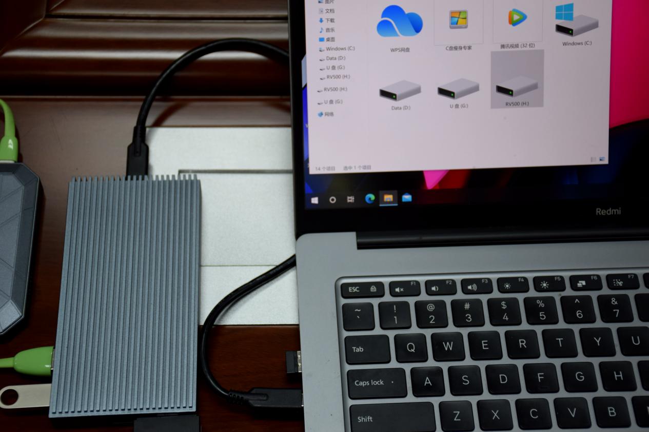 笔记本电脑硬盘扩展口和预留口,海备思扩展坞硬盘盒二合一